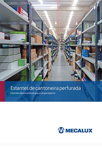 Estantes de cantoneira perfurada