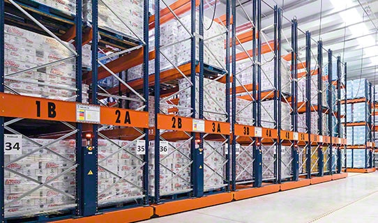 Estantes paletização Movirack Estantes paletização Movirack