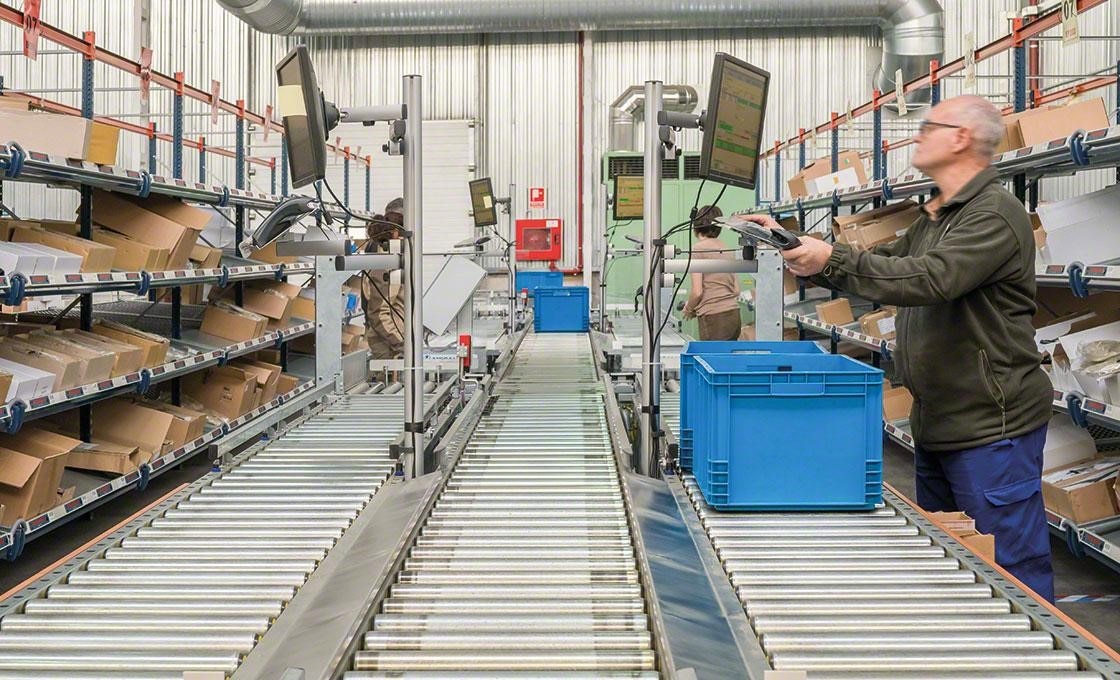 A logística 4.0 favorece a hiperligação dos dispositivos eletrónicos e melhora os fluxos de trabalho no armazém.