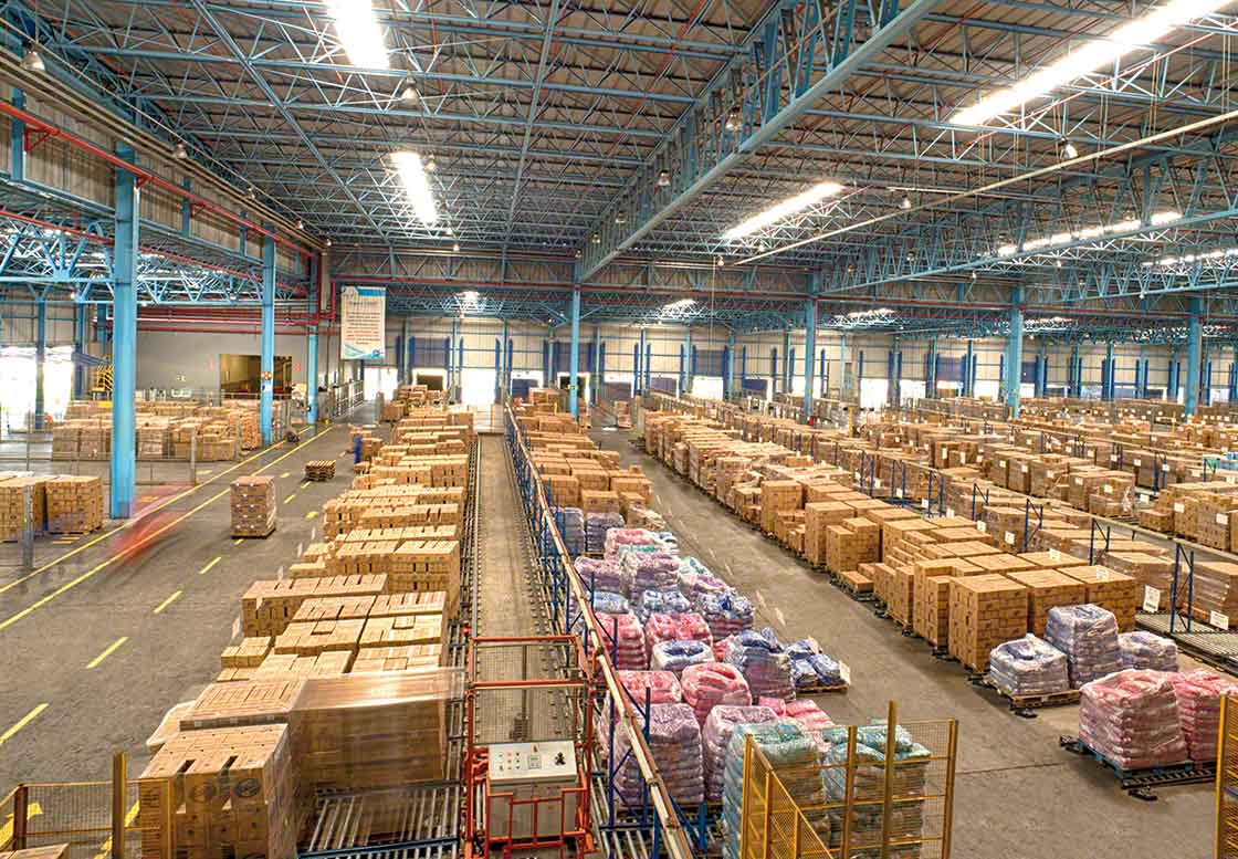 O grupagem de mercadorias é uma estratégia destinada a otimizar o espaço de armazenagem