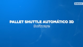 Software de gestão de frotas e software de gestão de armazéns para o Pallet Shuttle Automático 3D
