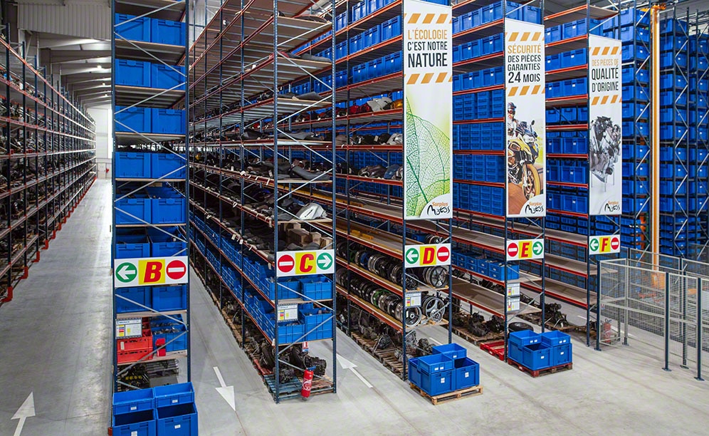 A Surplus Motos recicla 10.000 motas por ano com o Easy WMS no seu novo armazém automático
