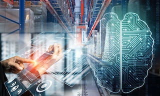 A automatização inteligente combina a tecnologia de inteligência artificial com o processo de automatização robótica de processos
