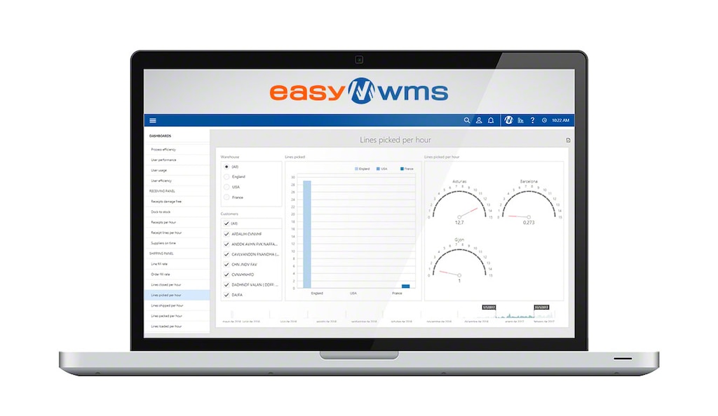 O Easy WMS na sua modalidade SaaS oferece uma interface intuitiva e fácil de usar