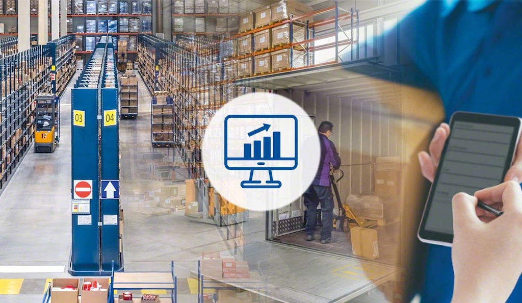 Um software como o Supply Chain Analytics segmenta e estrutura todas as informações geradas no armazém