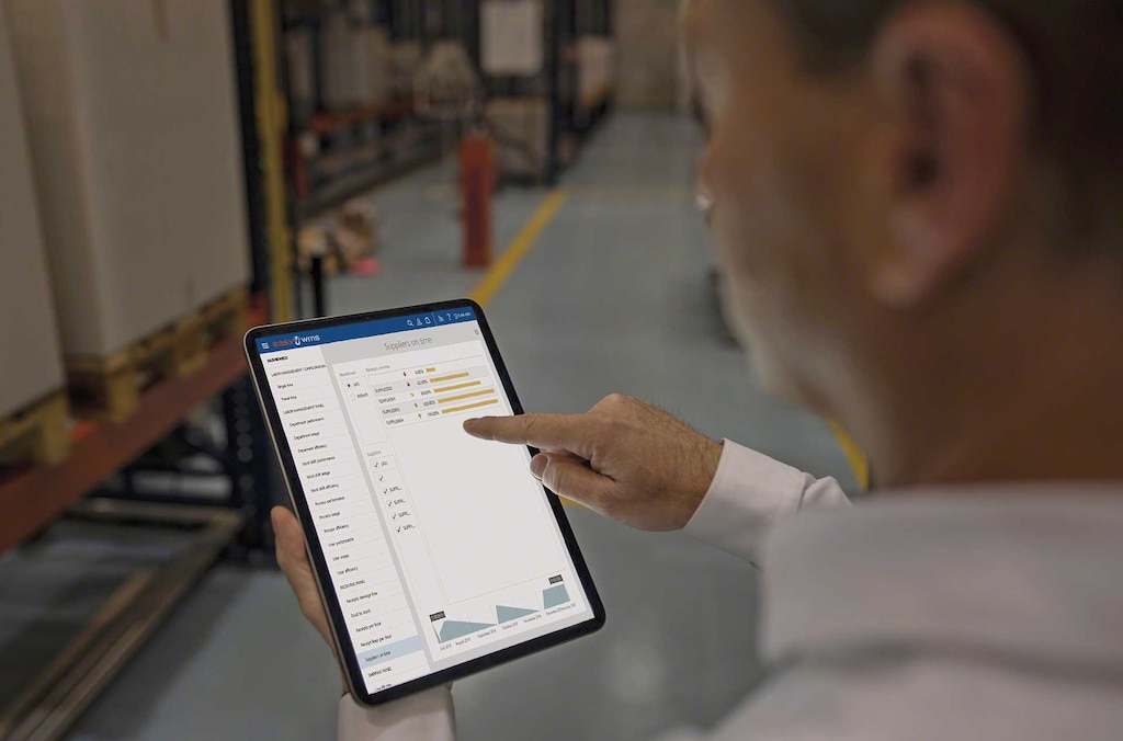 El módulo Supply Chain Business Intelligence do Easy WMS permite a identificação de futuras ineficiências na cadeia de abastecimento
