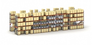 As estantes paletes permitem armazenar diferentes tipos de unidades de carga