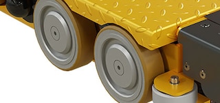 O carro 3D tem 8 rodas de movimento no canal