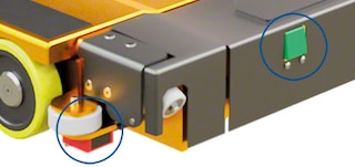 Os sensores do shuttle 3D proporcionam-lhe precisão e eficiência operacional