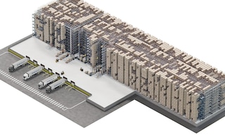 O Pallet Shuttle Automático 3D otimiza o espaço para aumentar a capacidade