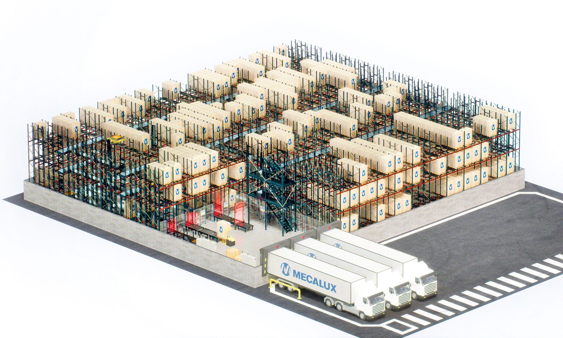 O Pallet Shuttle Automático 3D dinamiza as operações em armazéns com alta rotatividade