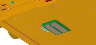 As escovas são utilizadas para carregar automaticamente o carro