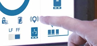 O alerta acústico permite localizar o carro shuttle