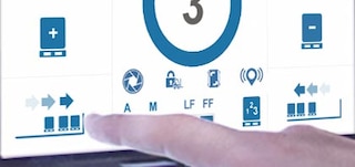 A função Compactação permite agrupar as paletes no início ou final do canal