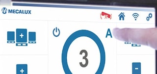 O seletor de paletes permite escolher o tipo de palete que se pretende manipular