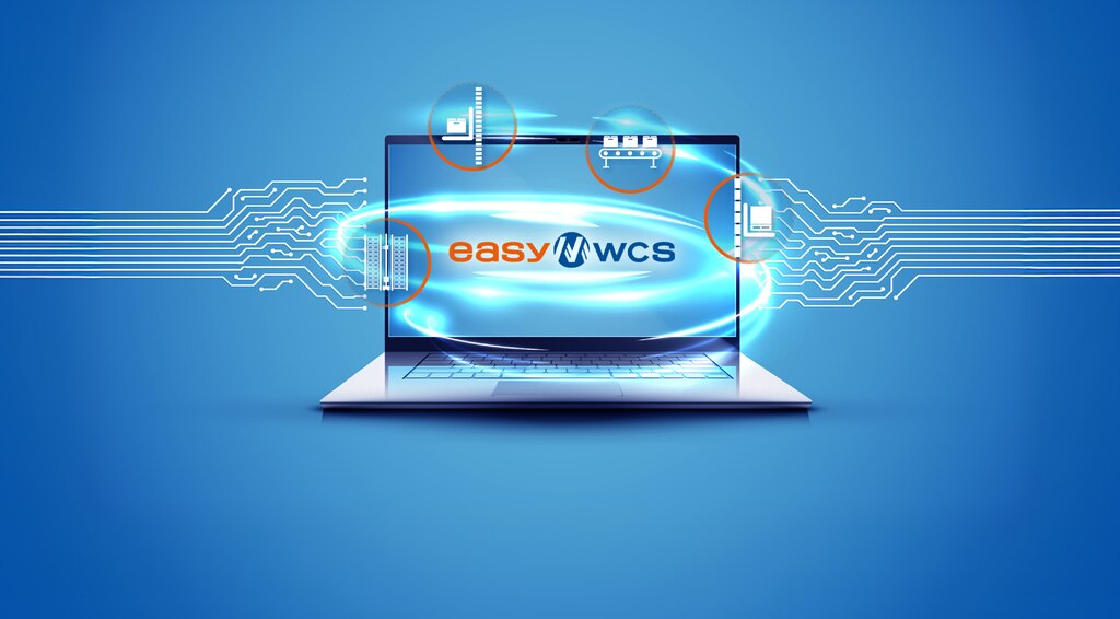 Um warehouse control system gere sistemas automáticos e robóticos para melhorar o desempenho e a eficiência