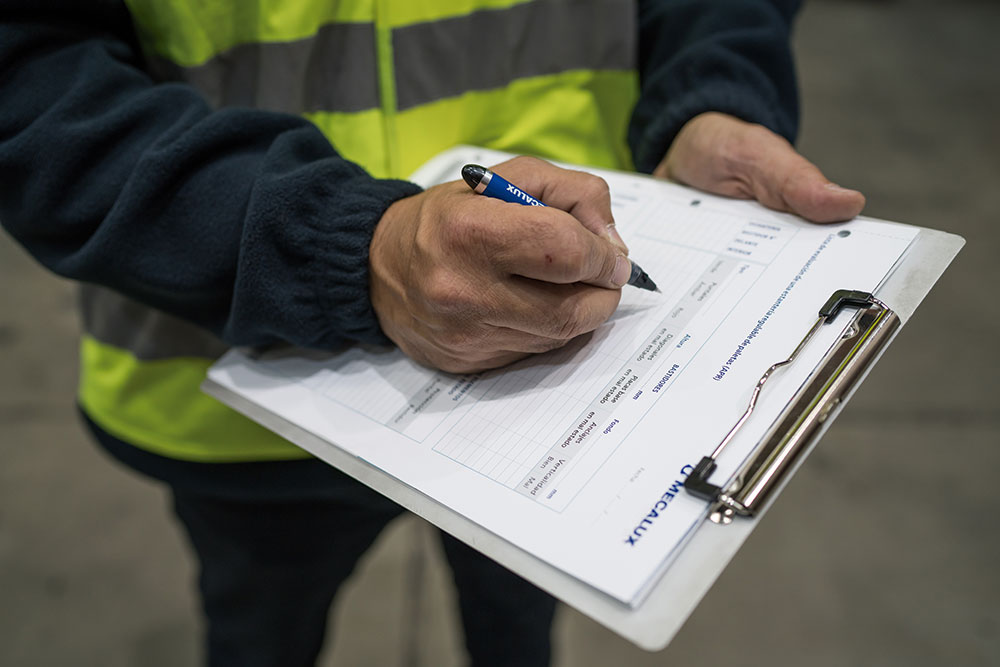 Relatório documentado que reflete o resultado da inspeção e das ações a realizar